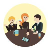 Settle Up Illustration